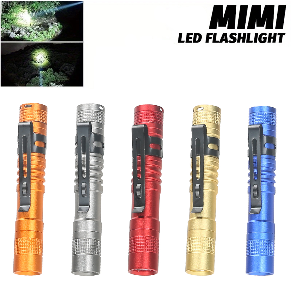 Outdoor Lighting Electric - ミニポータブル LED ペンライト クリップ付き 超高輝度 高ルーメン