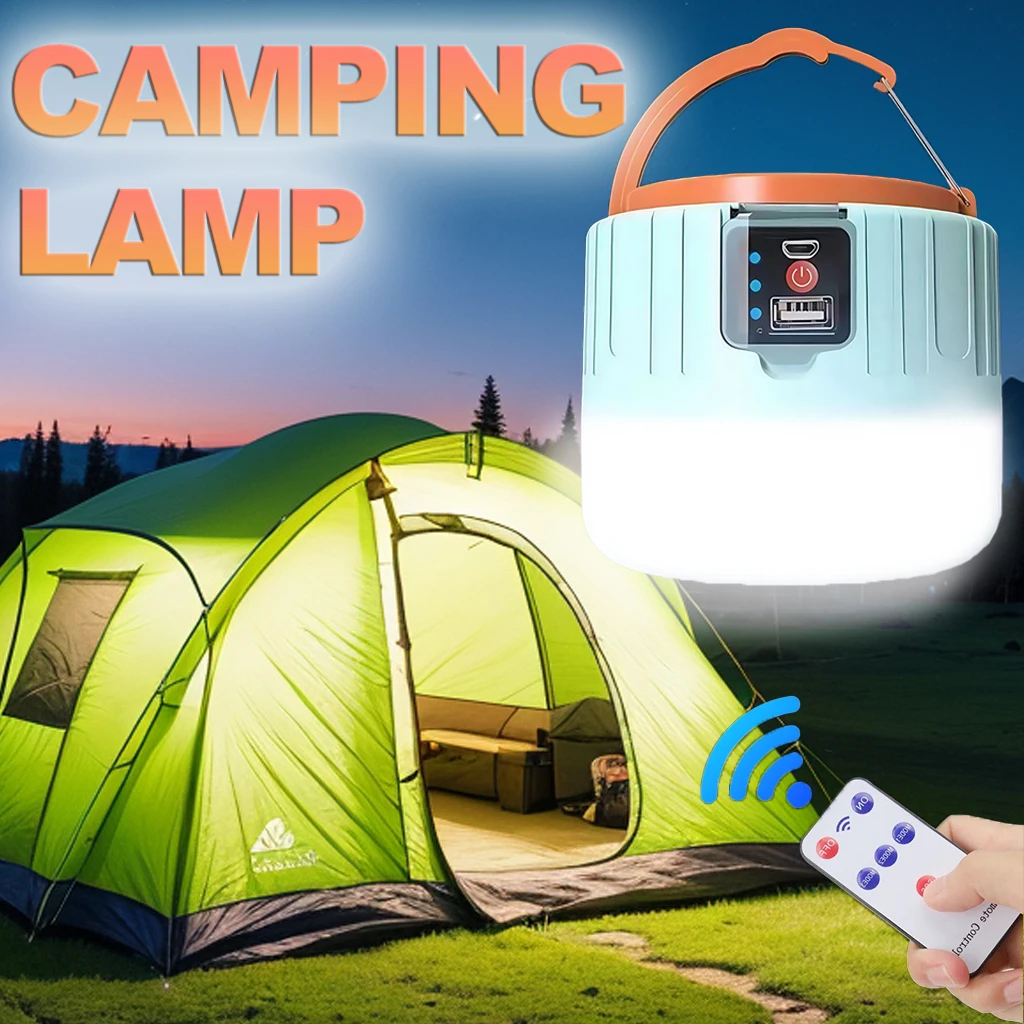 Outdoor Lighting Lanterns - ソーラーキャンプランタン 充電式LEDポータブルワークライト リモコン付き、パワーバンク懐中電灯 釣りBBQ用屋外緊急ランプ