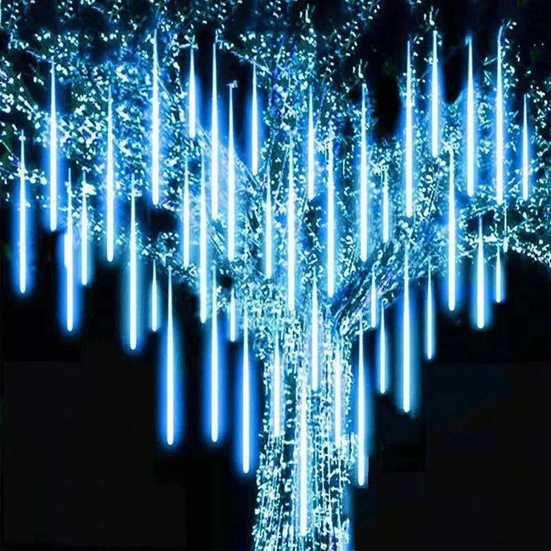 Outdoor Lighting Event - 30 センチメートル/50 センチメートル防水流星雨雨 8 チューブ LED