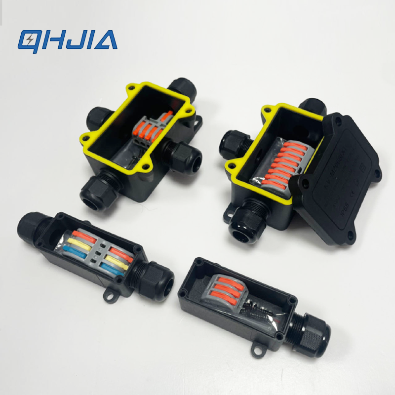 Outdoor Lighting Permanent - IP68防水ジャンクションボックス PA66高速配線端子台 屋外電気ケーブルコネクタ ガーデンLEDライト 街路灯用