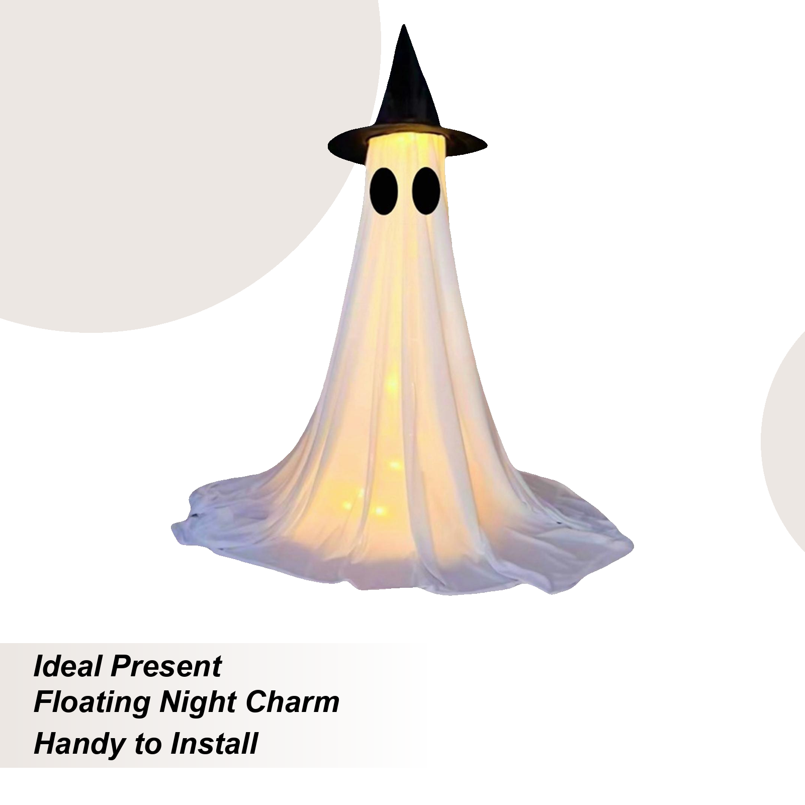 Outdoor Lighting Halloween - ゴーストライトアップ装飾屋外ホリデーオーナメント光るハロウィーン庭の装飾芝生ポーチ屋内経路墓地お化け