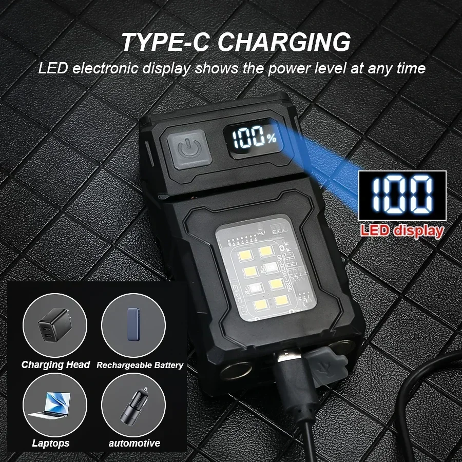 ミニ充電式 LED ポケット懐中電灯ポータブルサイド COB - Outdoor Lighting Electric のレビューと価格