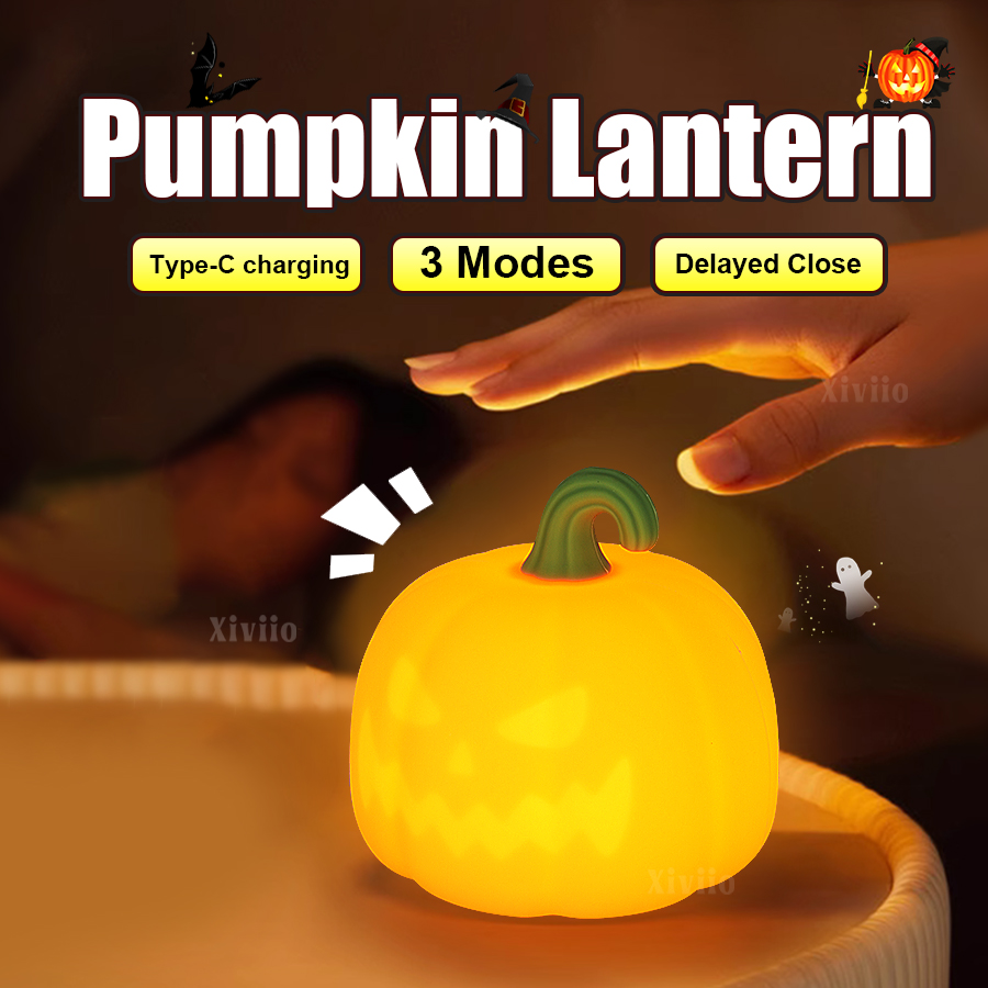 ハロウィンカボチャランプスーパーソフトシリコンカボチャランプ - Outdoor Lighting Halloween のレビューと価格