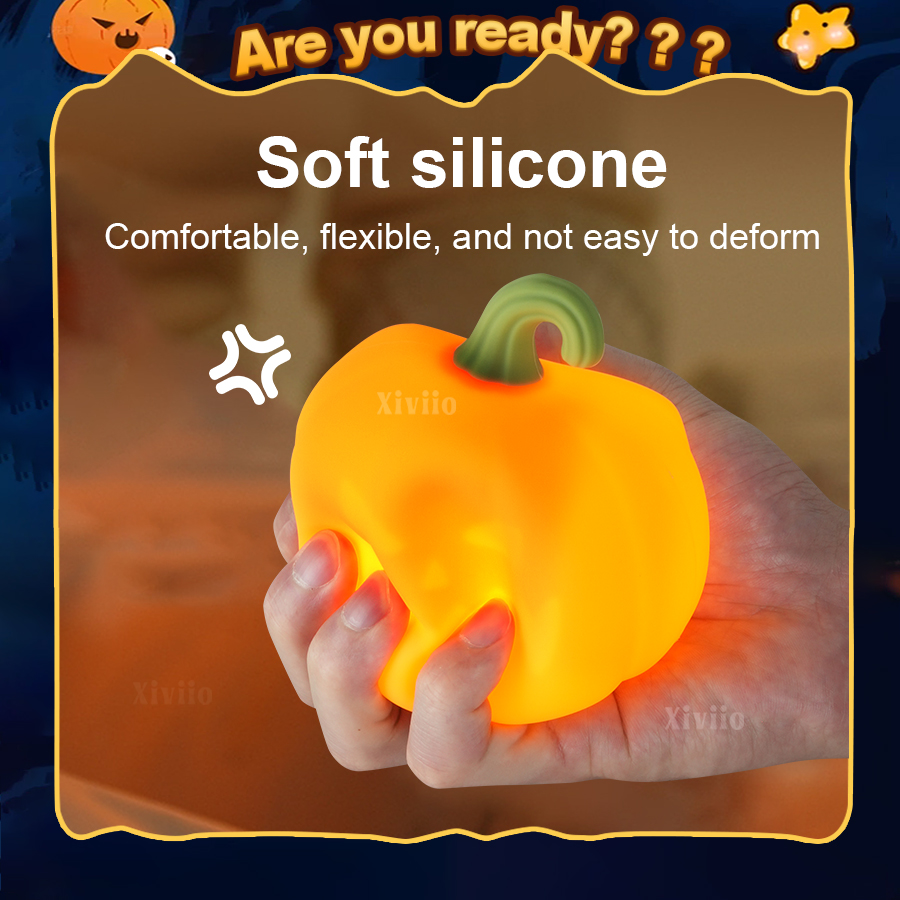 ハロウィンカボチャランプスーパーソフトシリコンカボチャランプ - Outdoor Lighting Halloween のレビューと価格