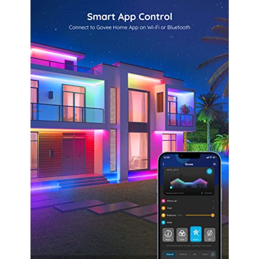 パティオや軒先の装飾用屋外LEDストリップライト、シリコンコ - Outdoor Lighting Event のレビューと価格