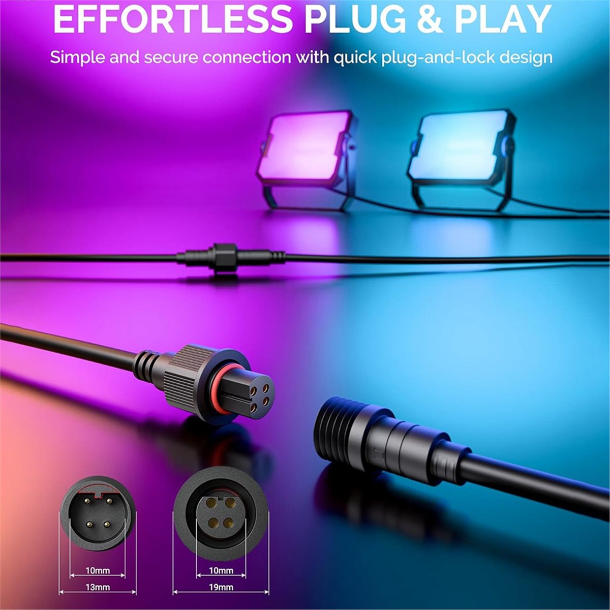 HAPPY DIAN! 屋外投光器およびスポットライト用 1 - Outdoor Lighting Extension Cord のレビューと価格