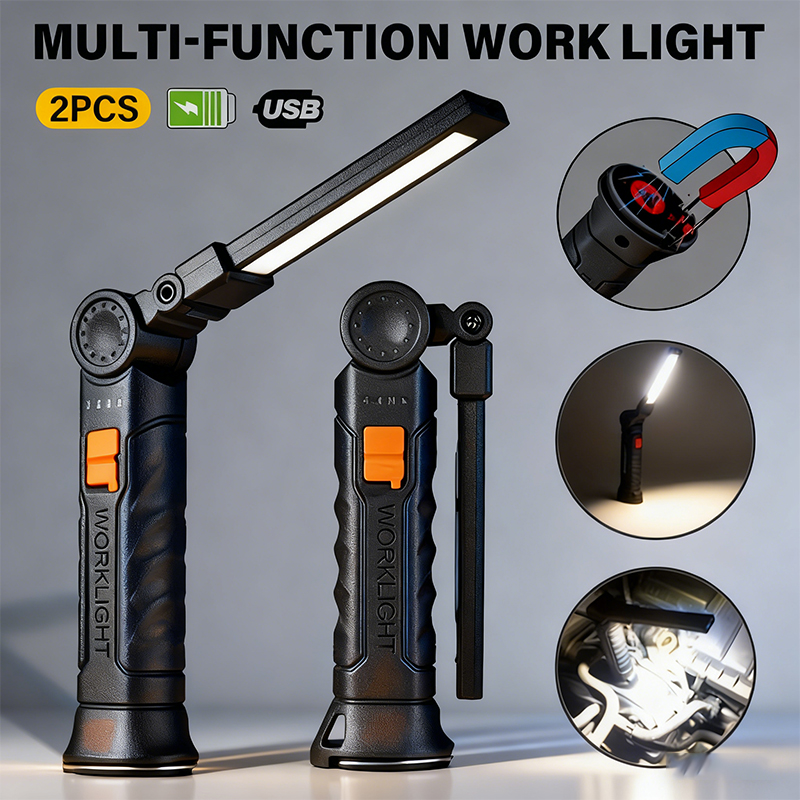 ポータブル COB LED 懐中電灯 USB 充電式ワークラ - Outdoor Lighting Electric のレビューと価格