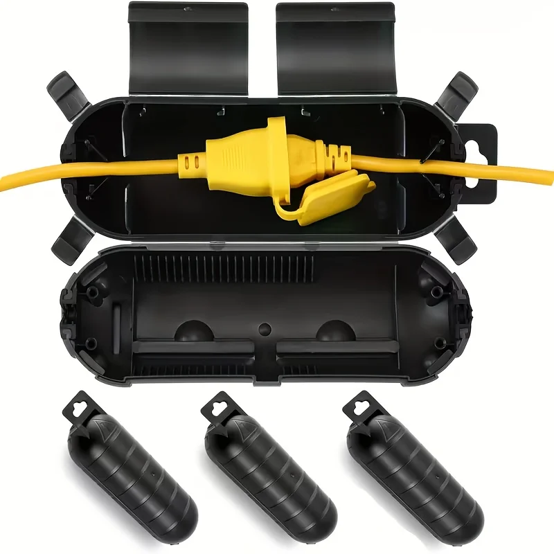 屋外用延長コード安全カバー、屋外コンセント、プラグ、ソケット - Outdoor Lighting Extension Cord のレビューと価格