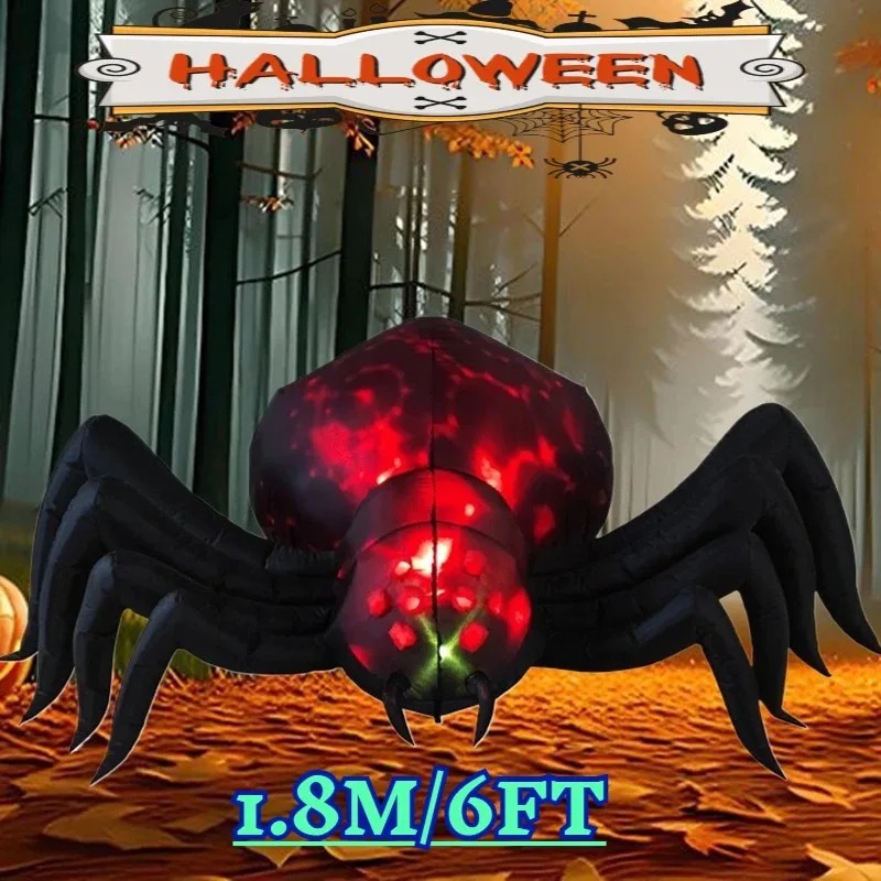 6フィート屋外ホリデーデコレーションインフレータブルモデルハ - Outdoor Lighting Halloween のレビューと価格