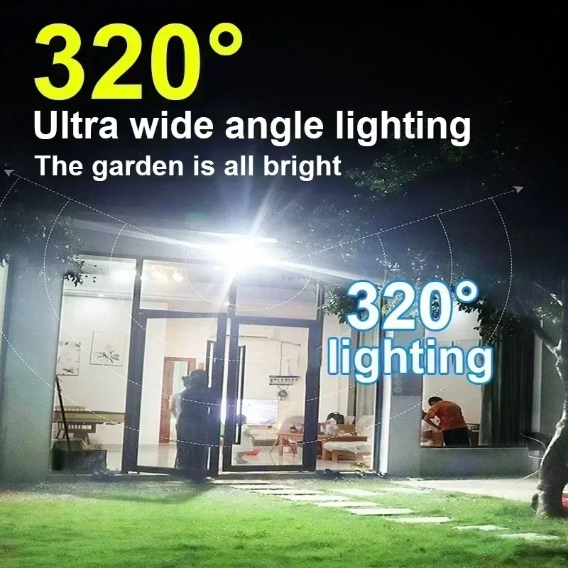 12000LM強力ソーラーウォールランプ、リモコン付き屋外I - Outdoor Lighting Ground のレビューと価格