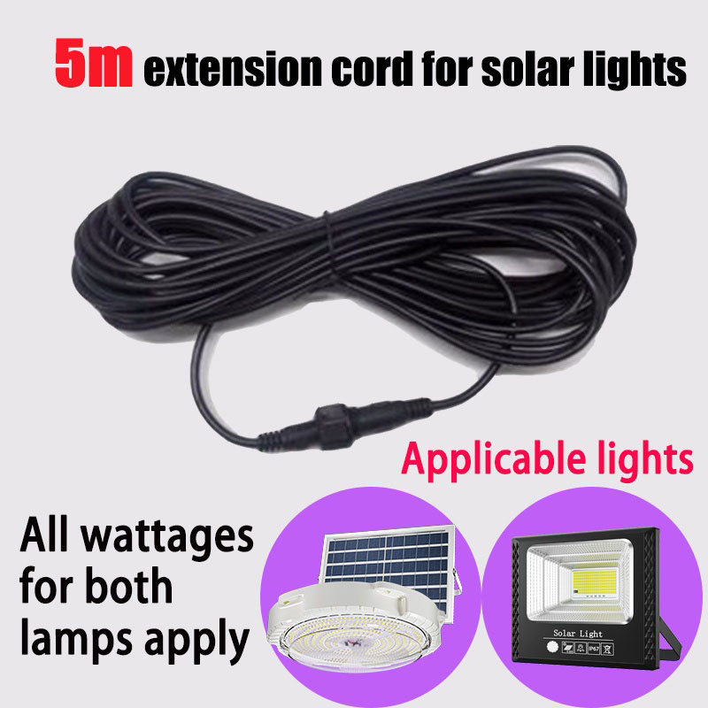 延長ケーブル付きダブルホール防水LEDソーラーライト,ストリ - Outdoor Lighting Extension Cord のレビューと価格