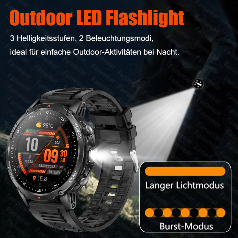 Fanwear 新しい軍事アウトドア頑丈なメンズスマートウォ - Outdoor Lighting Japanese のレビューと価格