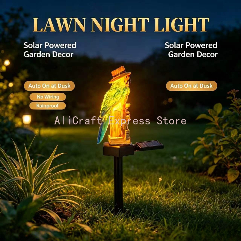 パロットソーラー式ガーデンライト 防雨 無配線 屋外芝生通路 - Wired Pathway Light のレビューと価格