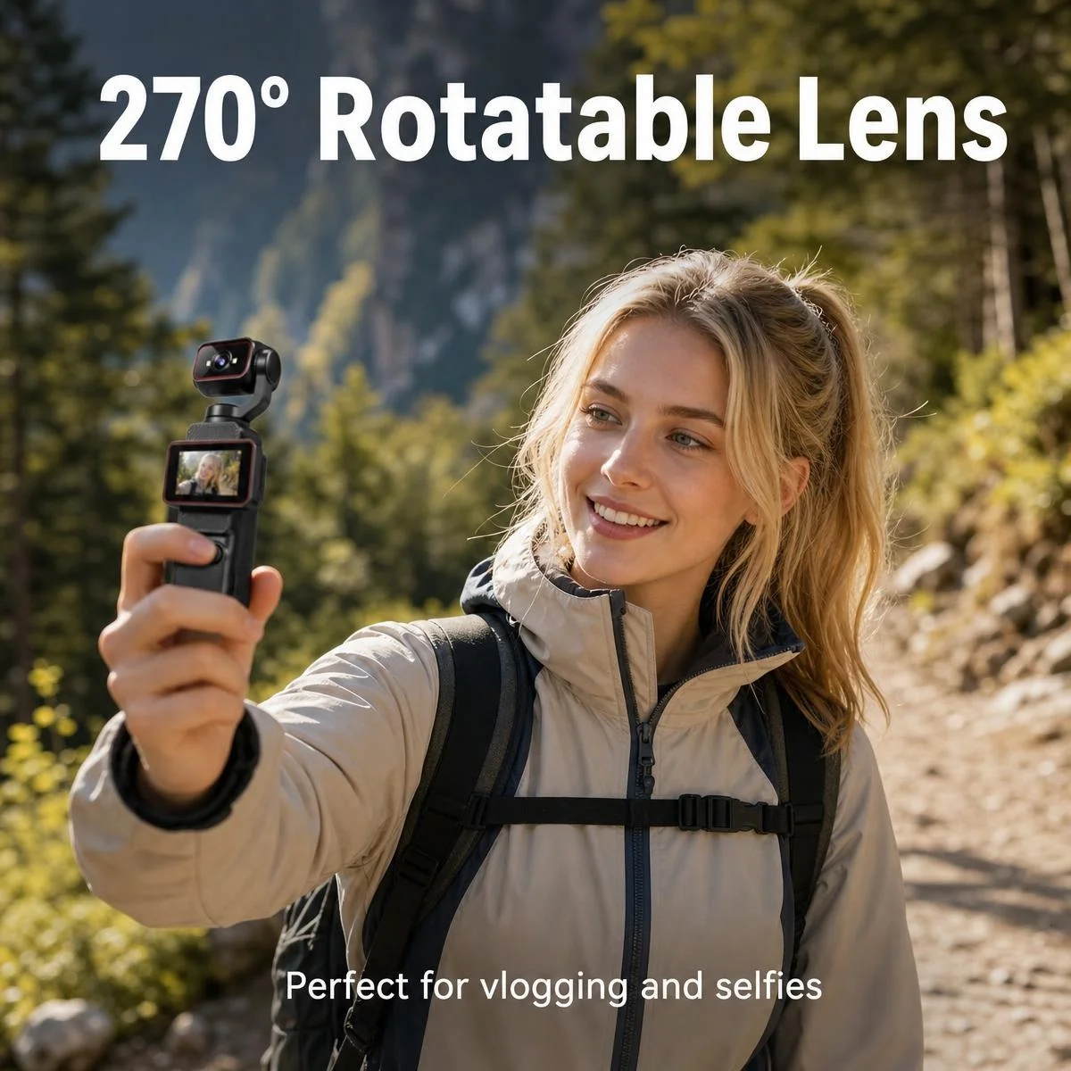 新しいポケットサイズのハンドヘルドVlogカメラ、270 ° - Outdoor Lighting Japanese のレビューと価格