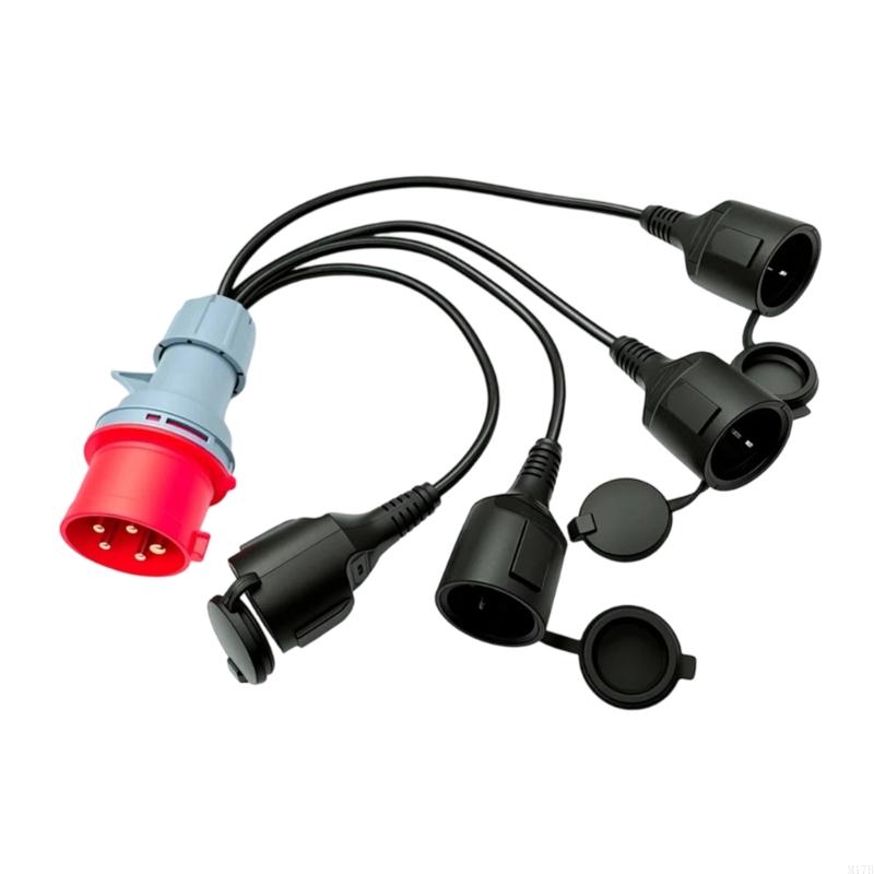 M17B 50 センチメートル 5 ワイヤー工業用アダプタコ - Outdoor Lighting Extension Cord のレビューと価格