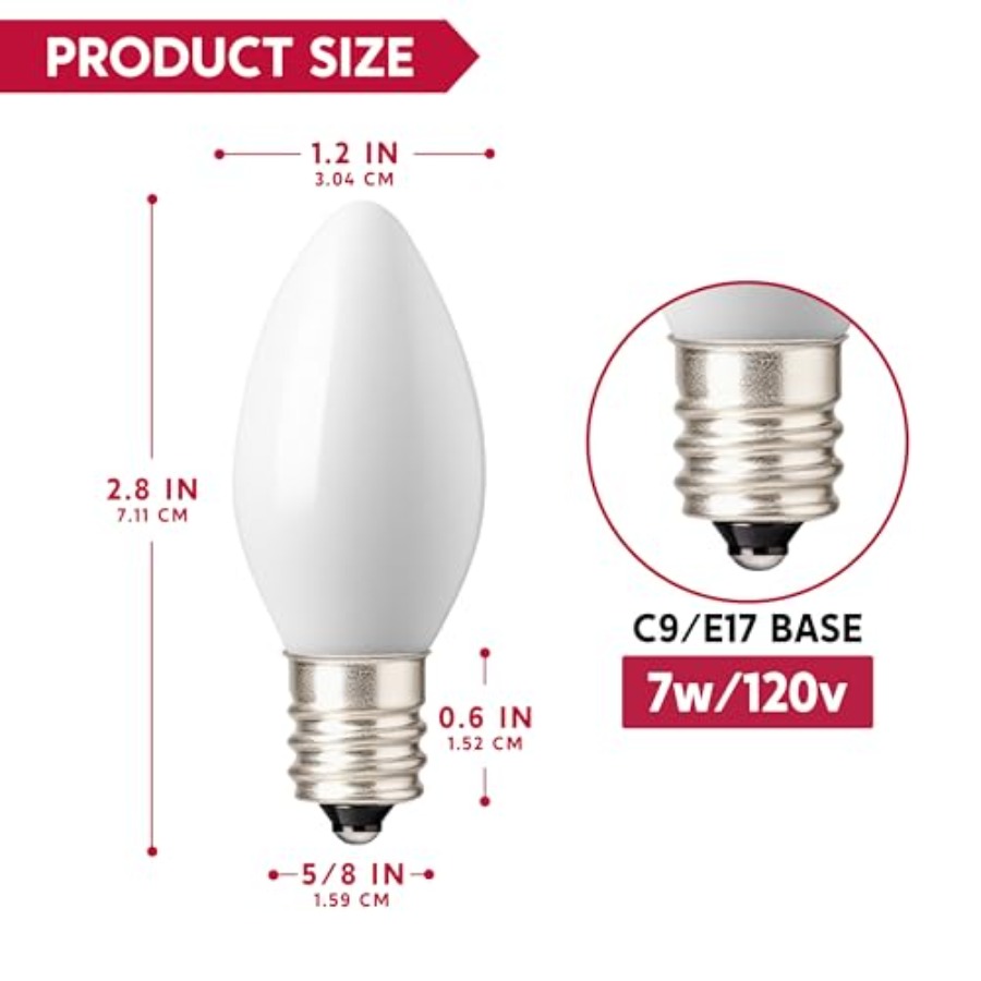 交換用電球25個パック、クリスマス屋外、屋内、芝生、木、パネ - Outdoor Lighting Volt のレビューと価格