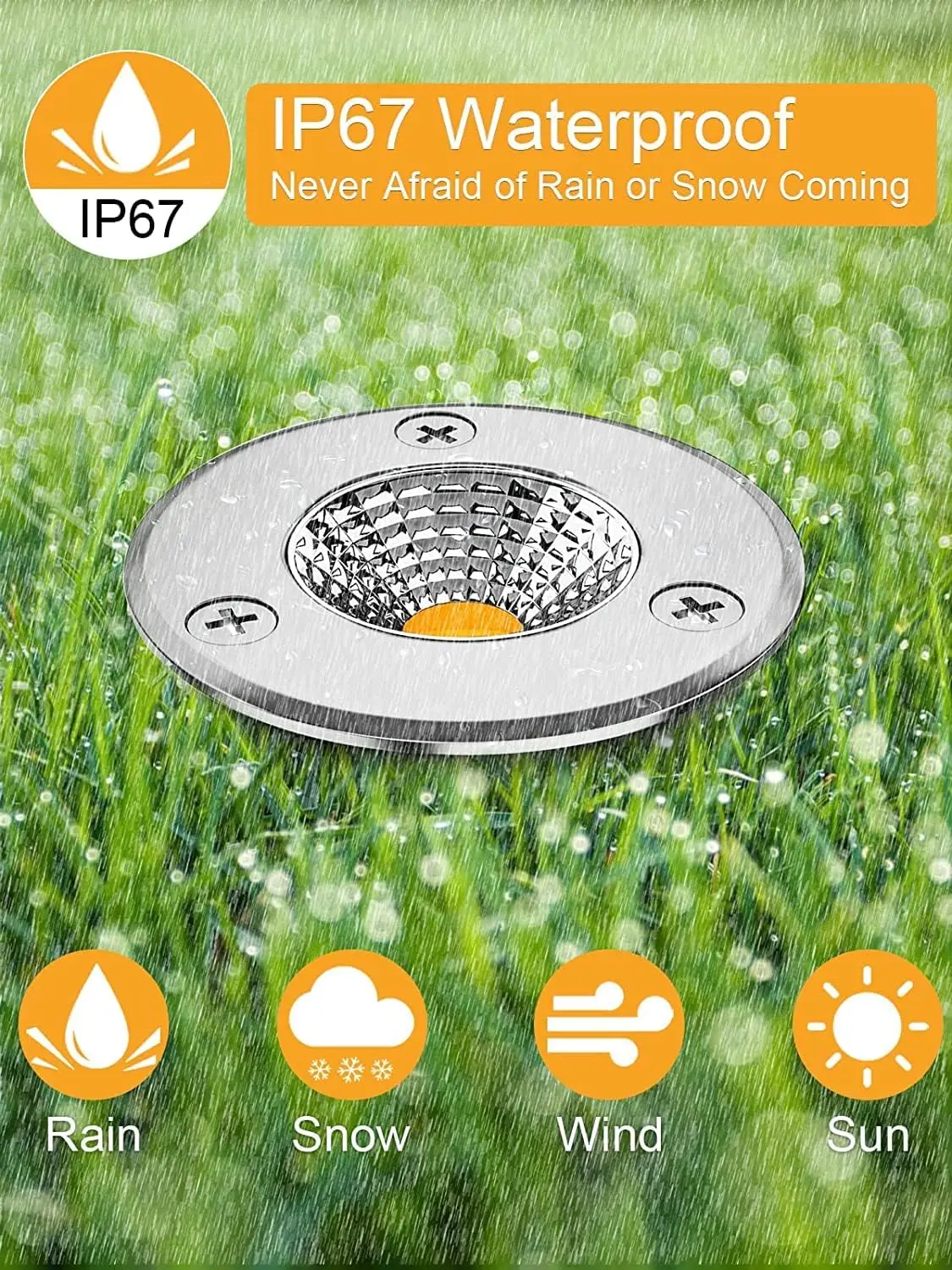 低電圧景観照明 ウェルライト LED 地中埋込型ライト IP - Wired Pathway Light のレビューと価格