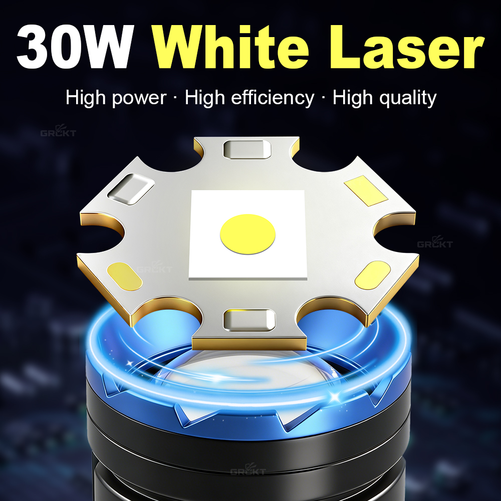 ホワイトレーザー キャンプ用懐中電灯 充電式 大容量バッテリ - Outdoor Lighting Battery Operated のレビューと価格