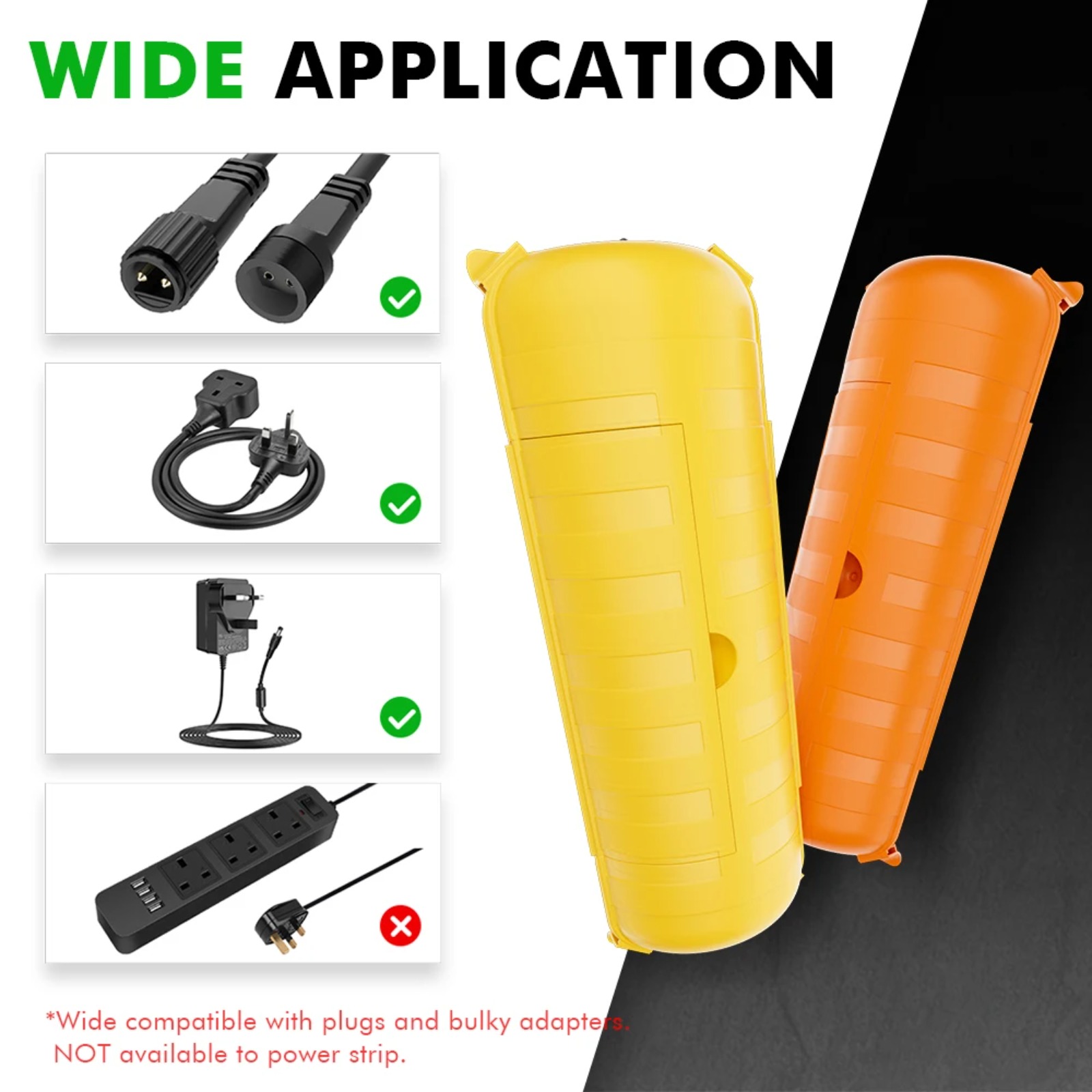 IP44 屋外延長コードカバー 29x11x7.5cm 高耐 - Outdoor Lighting Extension Cord のレビューと価格