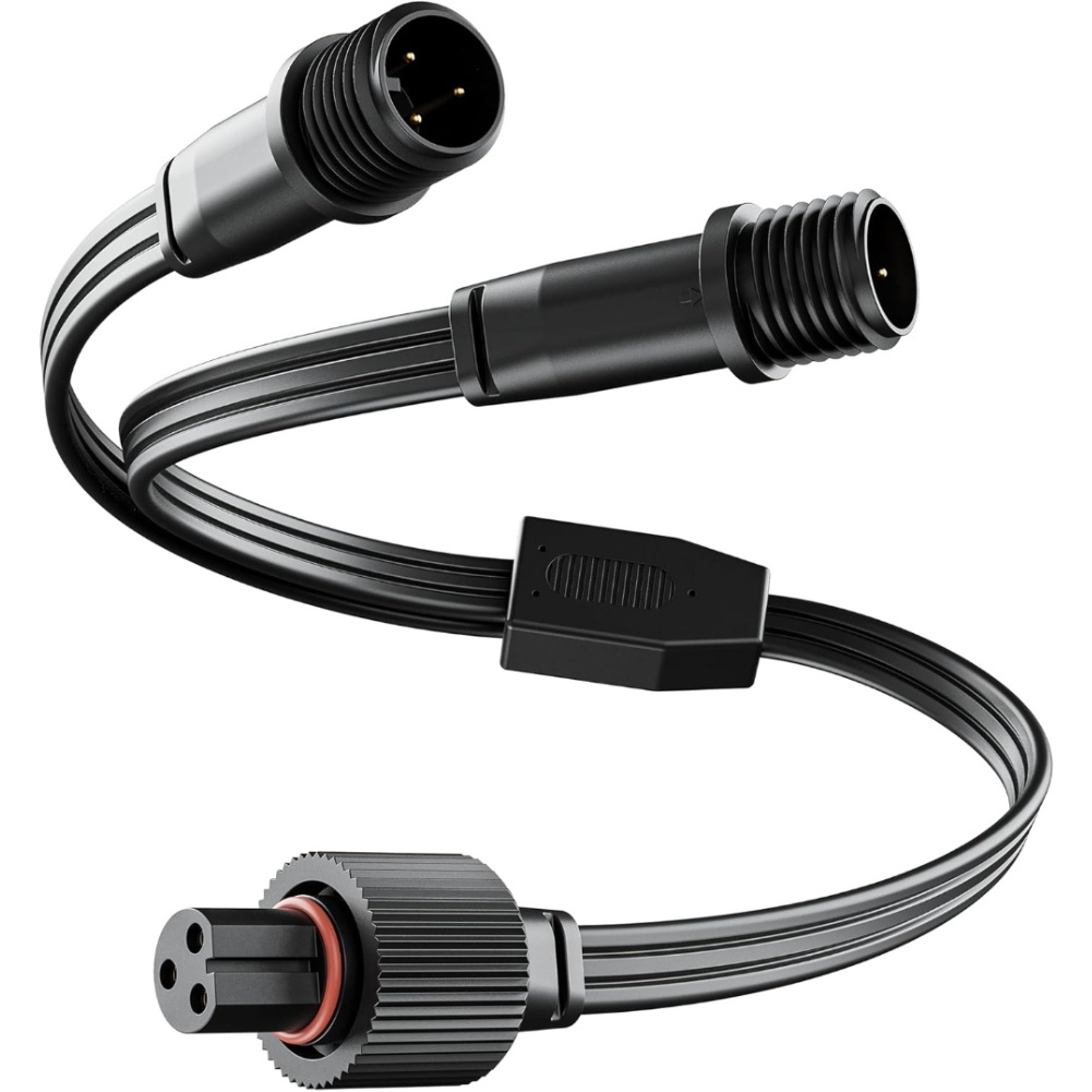 防水 Y 字型電源スプリッターコード固定屋外照明用互換モデル - Outdoor Lighting Extension Cord のレビューと価格