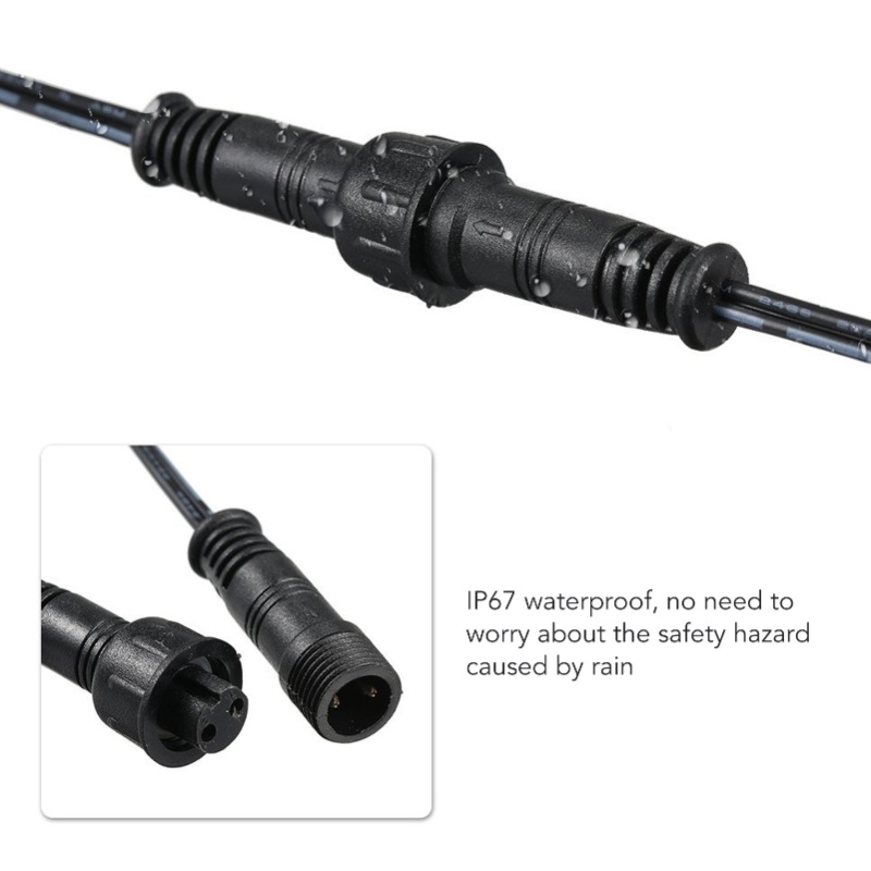 5 個 3.3 フィートデッキライト延長ケーブル 2 ピン  - Outdoor Lighting Extension Cord のレビューと価格
