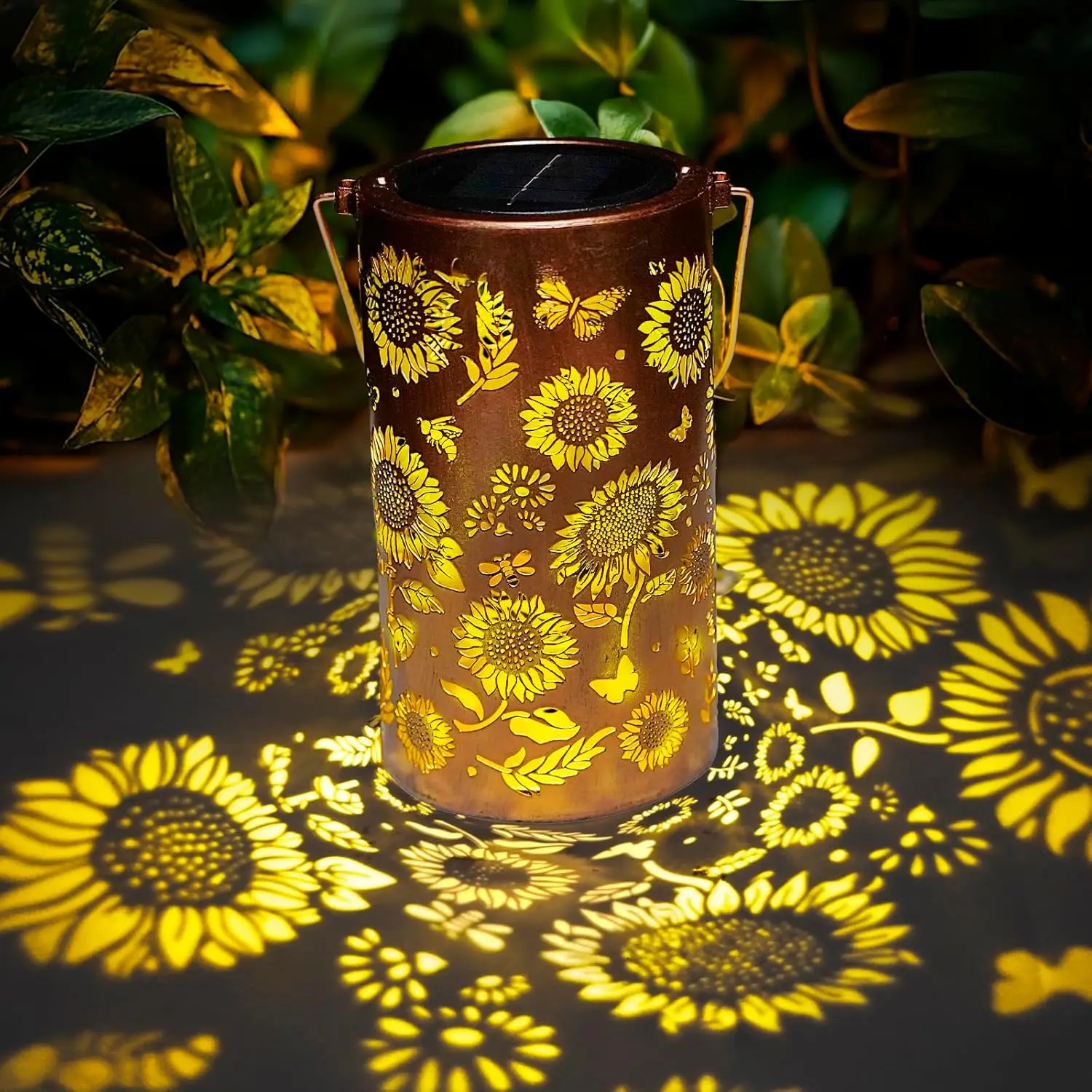 ひまわりライト＆シャドウライト 防水屋外ライト 夜間通路・芝 - Outdoor Lighting Lanterns のレビューと価格
