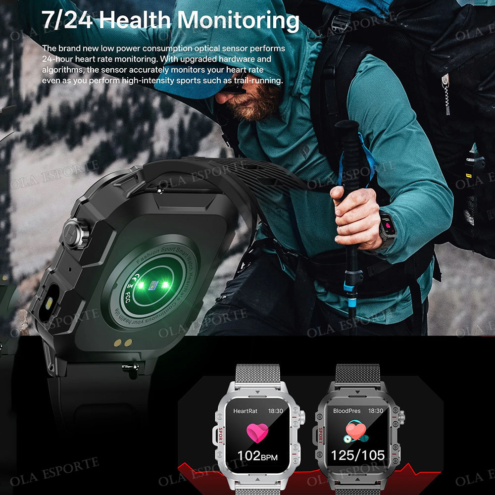 軍用アウトドアスマートウォッチ メンズ GPS追跡 フラッシ - Outdoor Lighting Track のレビューと価格