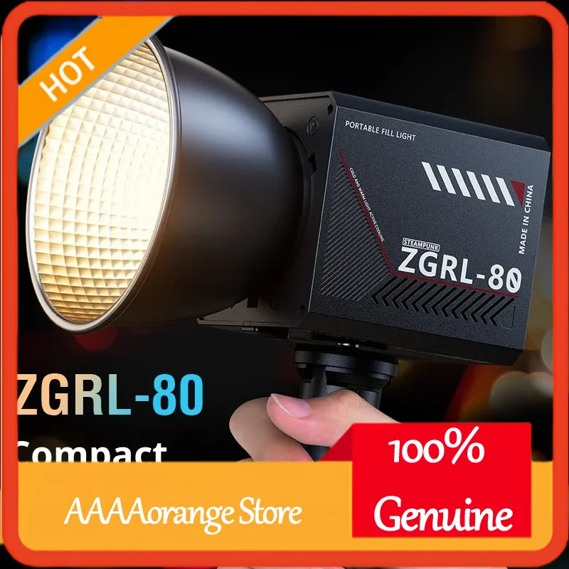 ZGRL80 80W COB LEDビデオライト ハンドヘル - Outdoor Lighting For Photography のレビューと価格