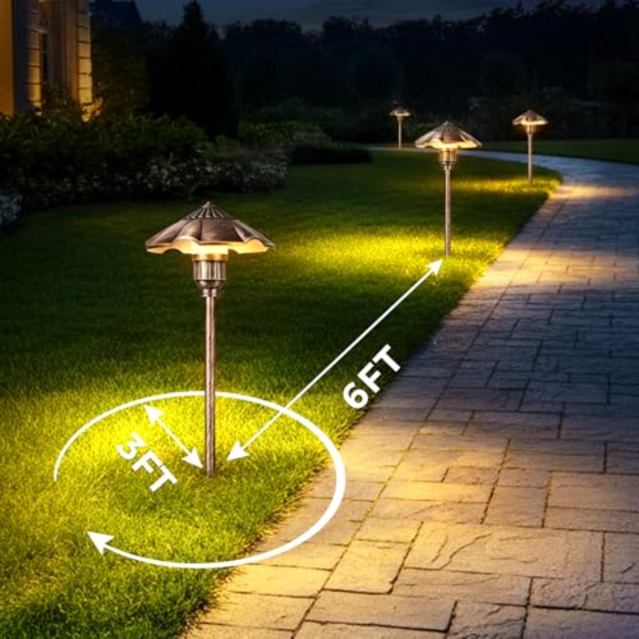 低電圧景観照明、5W 2900K通路照明、12-24V AC - Wired Pathway Light のレビューと価格