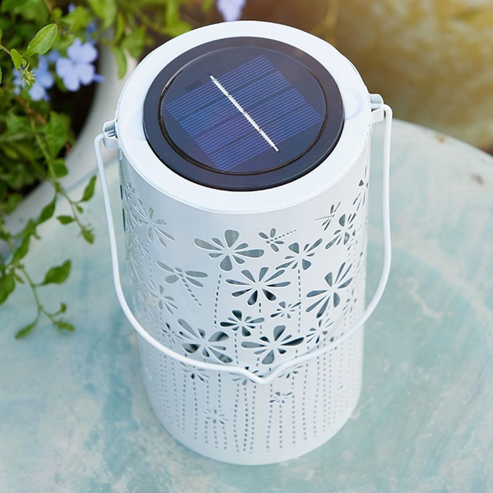 ソーラーランタン カラフルな金属製フラワーランプ ソーラーラ - Outdoor Lighting House のレビューと価格