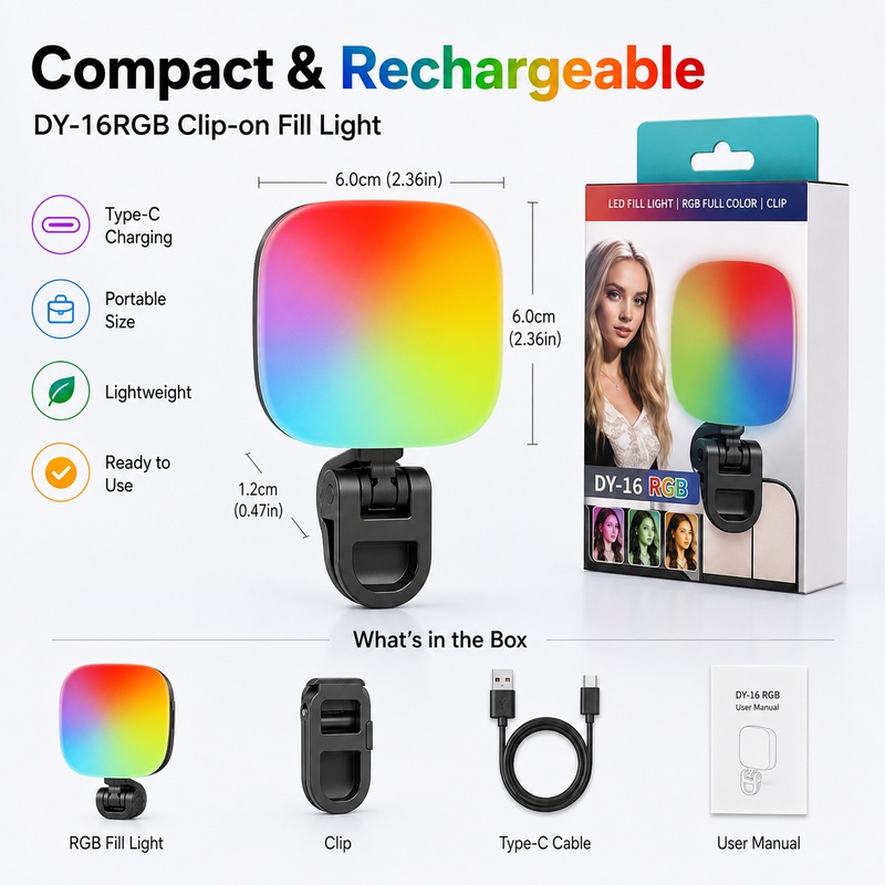 携帯型RGB LEDフィルライト、ポケットサイズの手持ち撮影 - Outdoor Lighting For Photography のレビューと価格