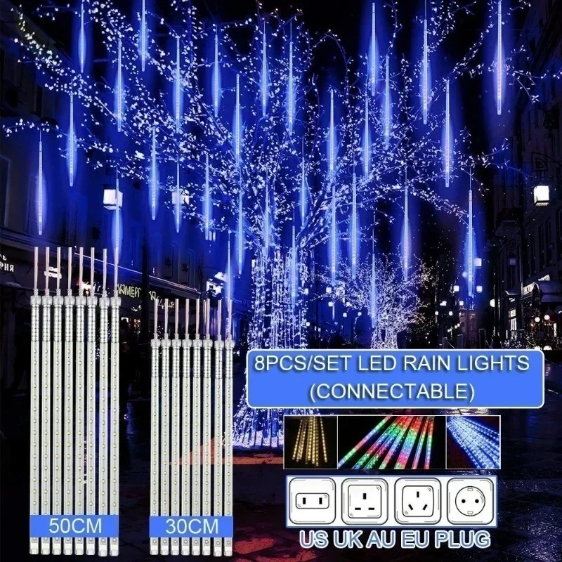 30 センチメートル/50 センチメートル防水流星雨雨 8  - Outdoor Lighting Event のレビューと価格