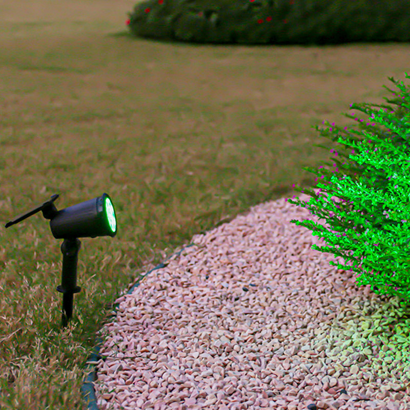 9 LEDソーラースポットライト屋外用、3つのライトオプショ - Outdoor Lighting Options のレビューと価格