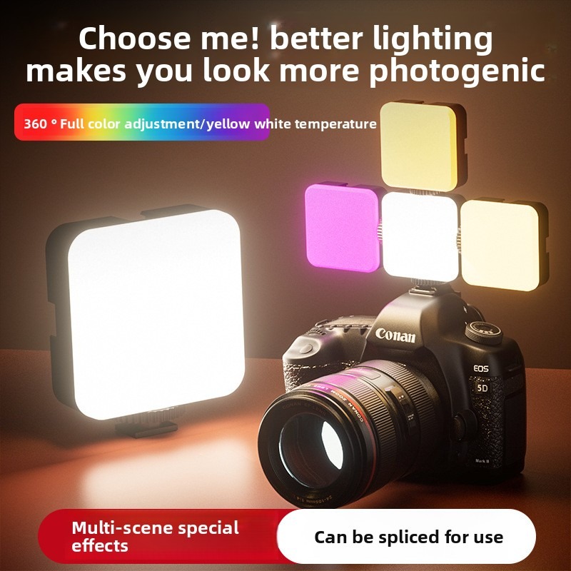 RGBポケットライト屋外撮影用フィルライトライブストリーミン - Outdoor Lighting For Photography のレビューと価格