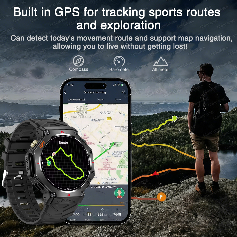 2026年ニューアダルトアウトドアXスポーツスマートウォッチ - Outdoor Lighting Track のレビューと価格