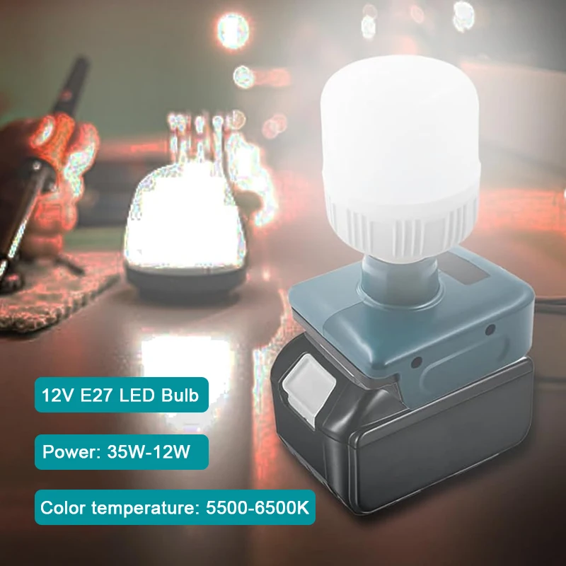Makita用LEDワークライト電球、ポータブル低電圧ランプ - Outdoor Lighting Volt のレビューと価格
