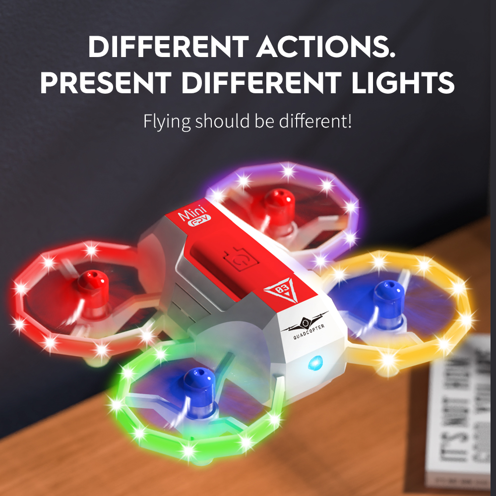 子供向けの音楽と光を備えたKf601ミニドローン,初心者向け - Outdoor Lighting Controller のレビューと価格