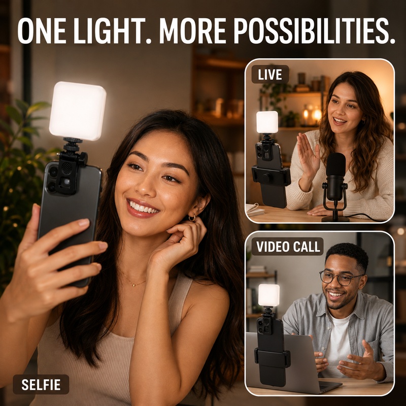 DY11ミニポータブルクリップオン携帯用フィルライト、ノート - Outdoor Lighting For Photography のレビューと価格