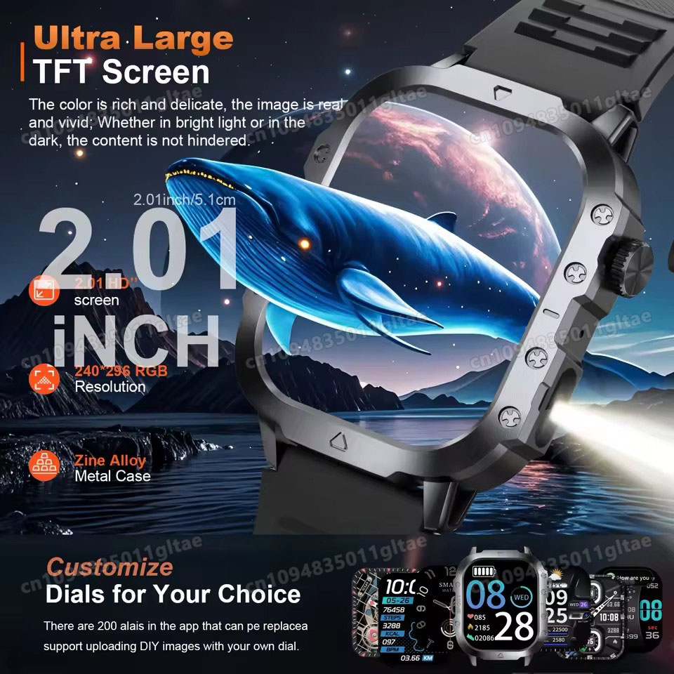 2026 グローバルハイキングスマートウォッチ 2.01イン - Outdoor Lighting Track のレビューと価格