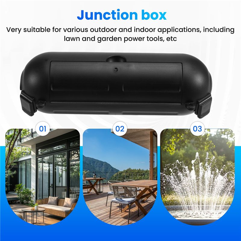 延長コードプラグ接続保護カバー防水屋内屋外ストリングクリスマ - Outdoor Lighting Extension Cord のレビューと価格