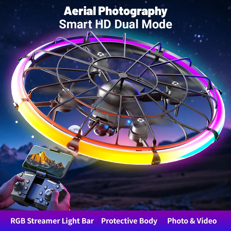 JJRC H145 UFO RCドローン、デュアルHDレンズ - Outdoor Lighting For Photography のレビューと価格