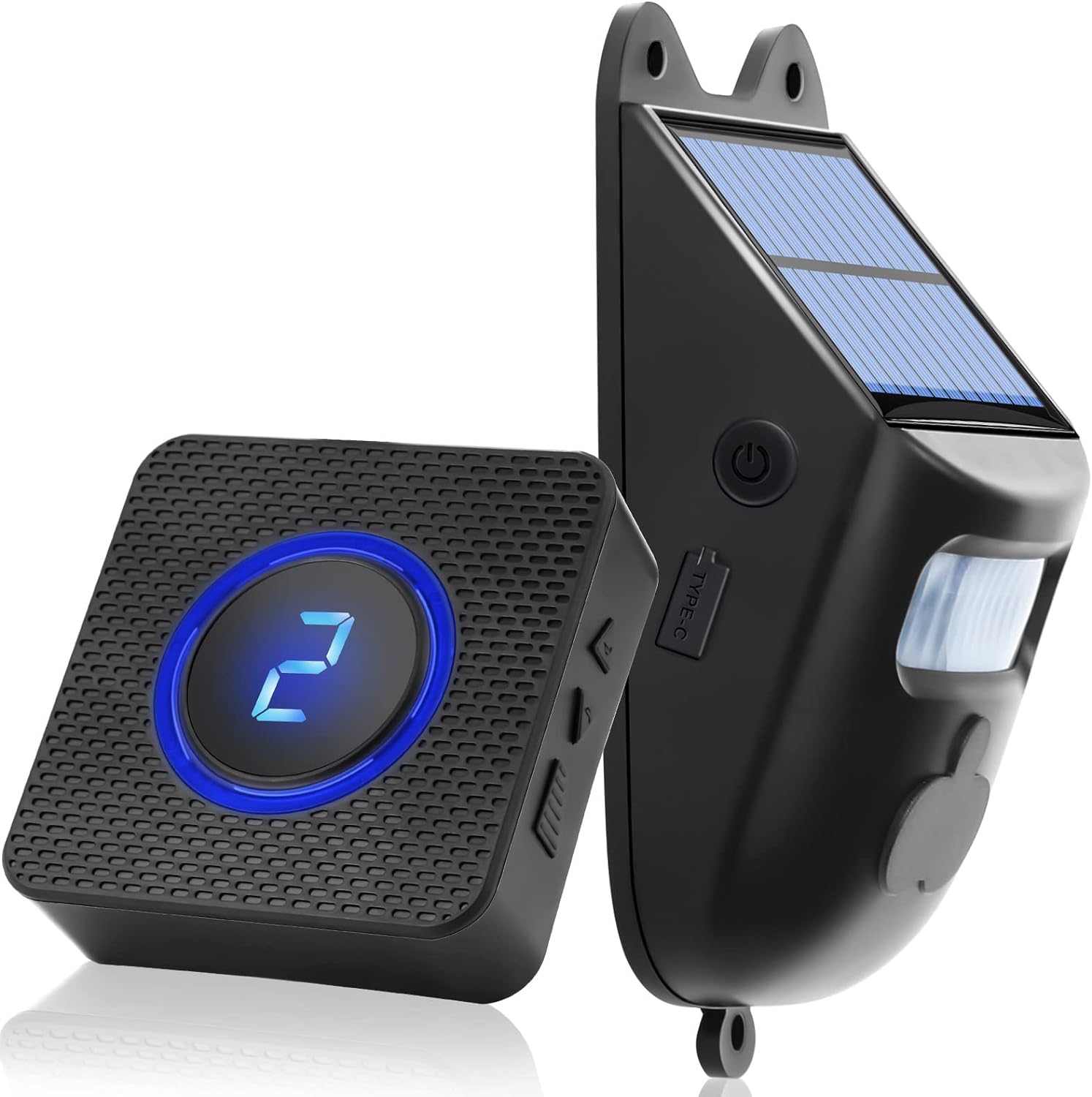 ソーラー式ワイヤレス私道警報器 984フィート長さ IP60 - Wired Pathway Light のレビューと価格