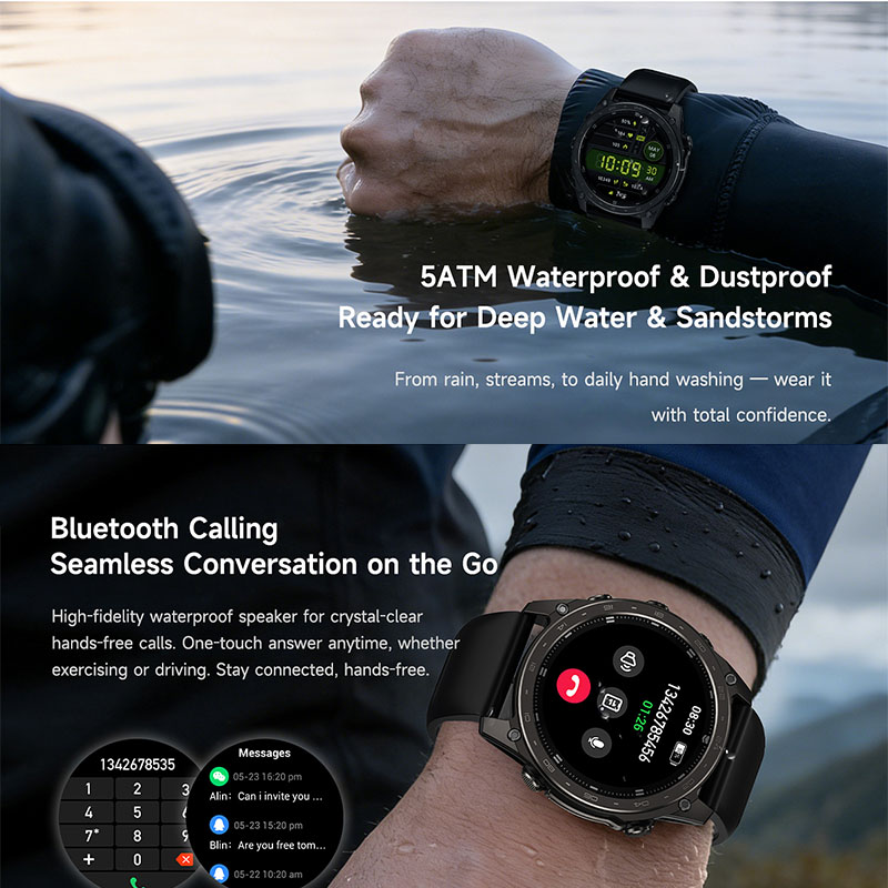 新型5ATM防水スマートウォッチ、スポーツモード、ワイヤレス - Outdoor Lighting Japanese のレビューと価格