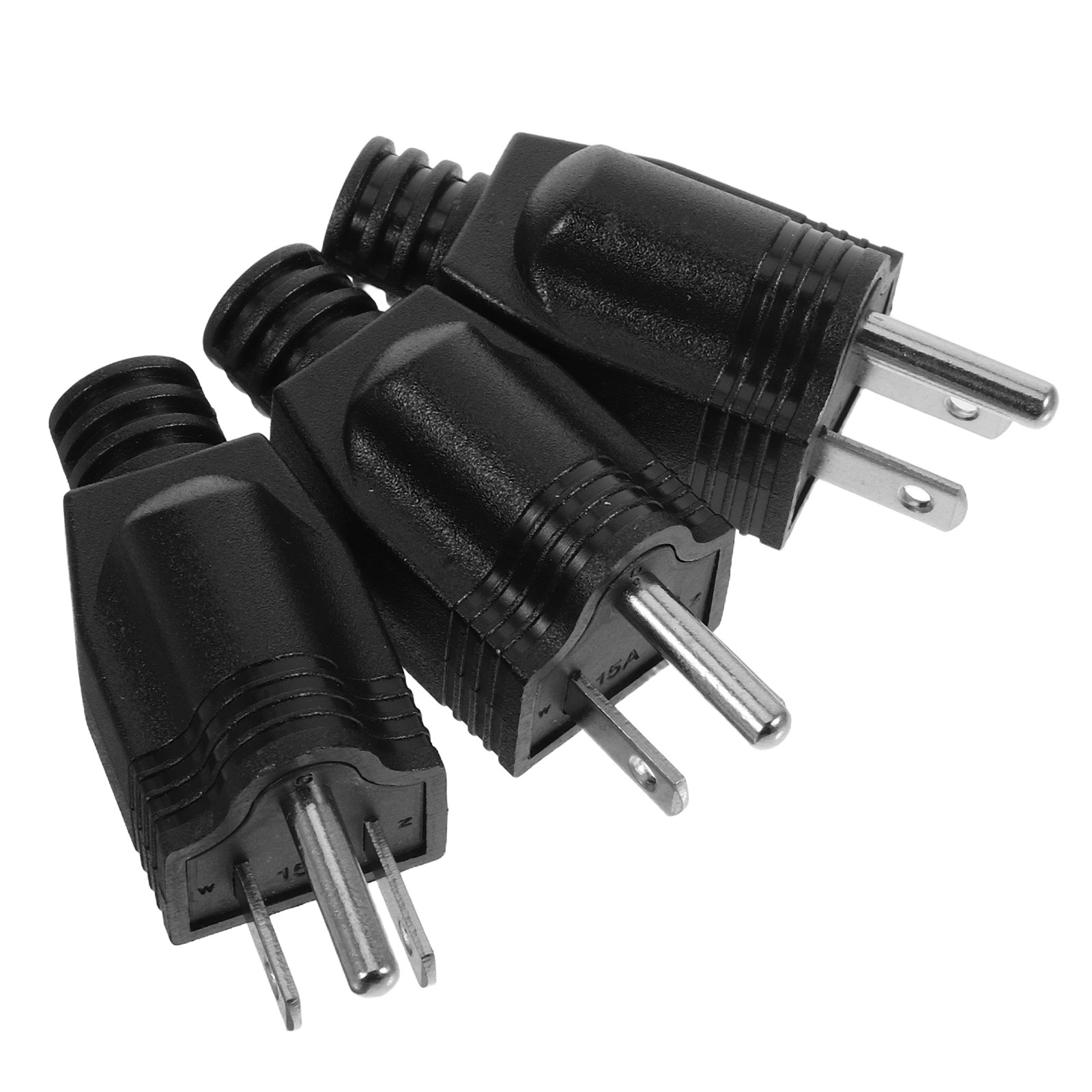 3個入り3ピンオス型電気プラグ（着脱式デザイン、延長コード、 - Outdoor Lighting Extension Cord のレビューと価格
