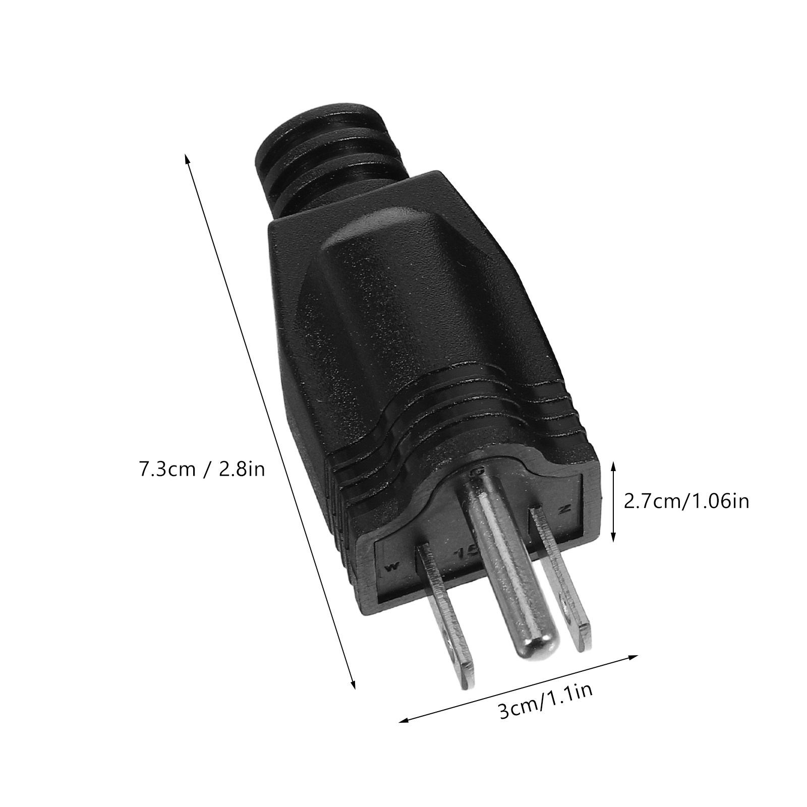 3個入り3ピンオス型電気プラグ（着脱式デザイン、延長コード、 - Outdoor Lighting Extension Cord のレビューと価格